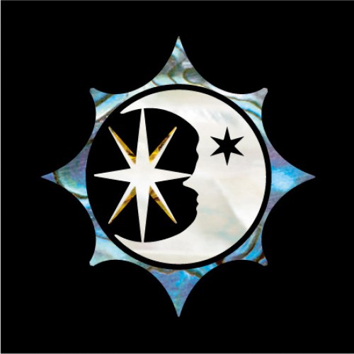 인레이 스티커 Sun, Moon and Star Symbol [Body]