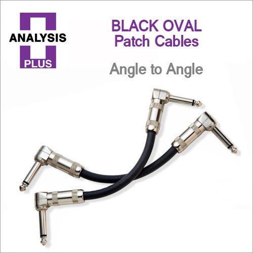 [ANALYSIS PLUS] BLACK OVAL Patch Cables