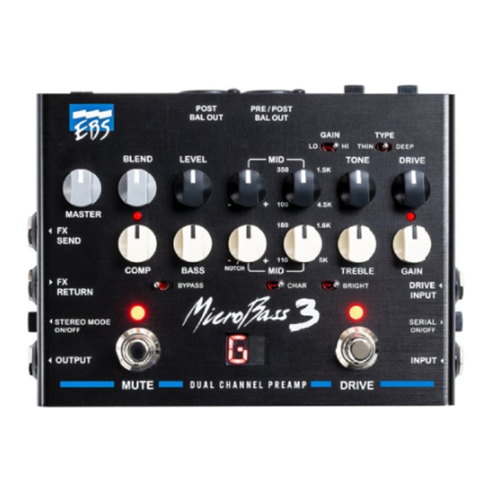 [EBS] EBS-MB3 MicroBass 3 Professional Outboard Preamp