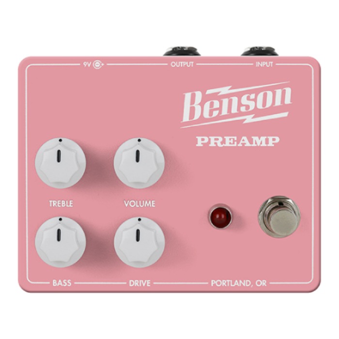 [BENSON] Preamp Pedal (Pink)