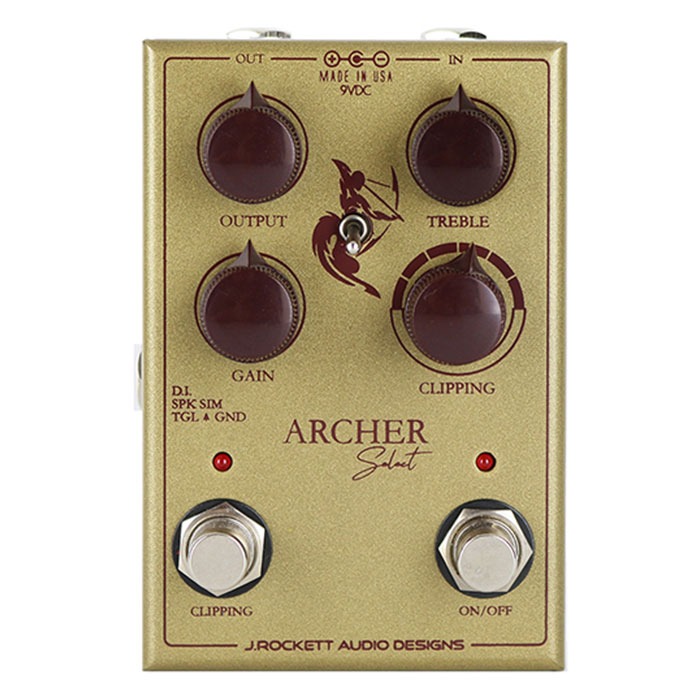 [J. Rockett Audio] Archer Select 오버드라이브 Klon 타입, Jeff Mode Archer 클리핑 다이오드