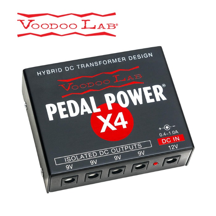 VOODOOLAB PEDAL POWER X4 초소형 고출력 파워 서플라이